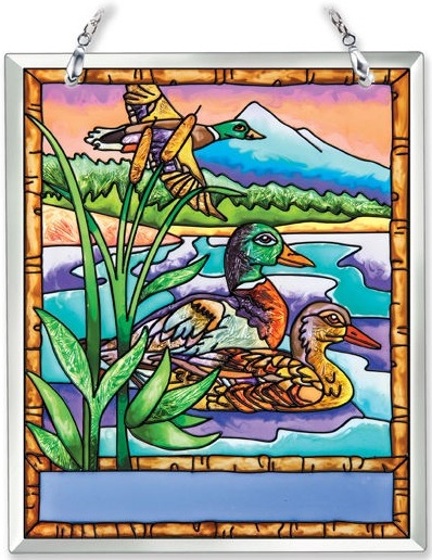 Amia 41871 Mallard Ducks Souvenir Suncatcher