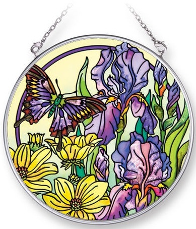 Amia 42270 Iris Flight Medium Circle Suncatcher