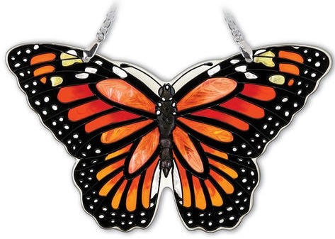 Amia 42321 Monarch Medium Water Cut Suncatcher