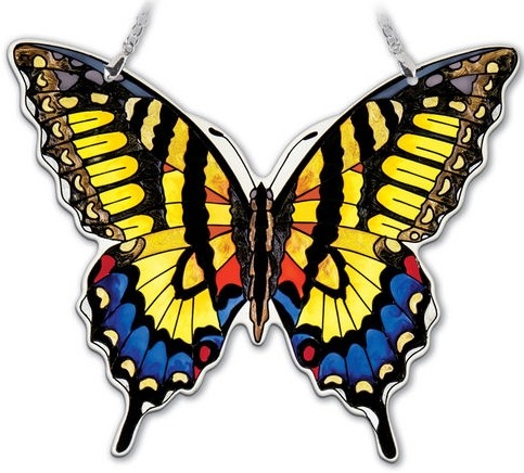 Amia 42323 Swallowtail Large Water Cut Suncatcher