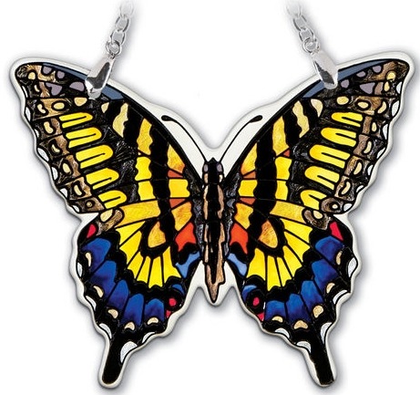 Amia 42325 Swallowtail Small Water Cut Suncatcher