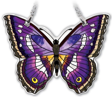 Amia 42337 Purple Emperor Small Water Cut Suncatcher