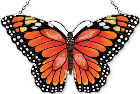 Amia 42341 Monarch Jumbo Water Cut Suncatcher