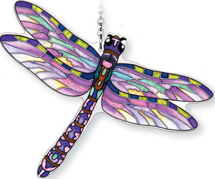 Amia 42344 Four Spotted Pennant Medium Water Cut Suncatcher