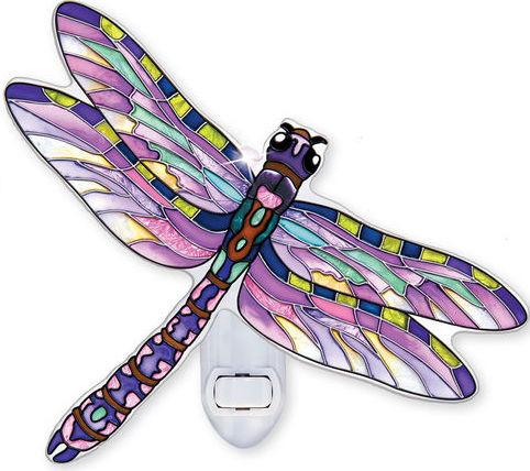 Amia 42348 Flame Skimmer Dragonfly Night Light Nightlight