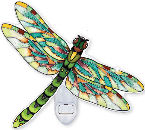 Amia 42349 Eastern Pondhawk Dragonfly Night Light Nightlight