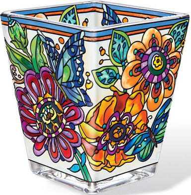 Amia 42360 Frilly Floral Petite Votive Holder