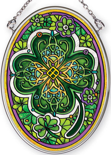 Amia 42368 Emerald Isle Small Oval Suncatcher