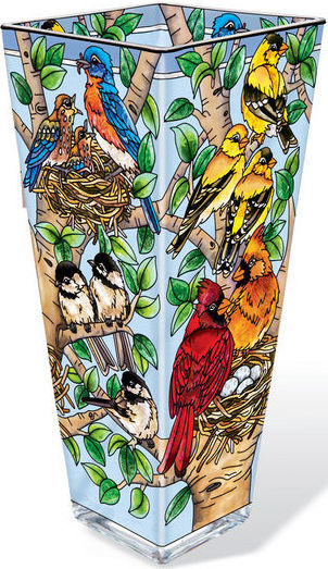 Amia 42389 Nested Birds Vase