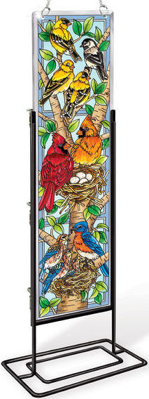Amia 42393 Nested Birds Beveled Panel