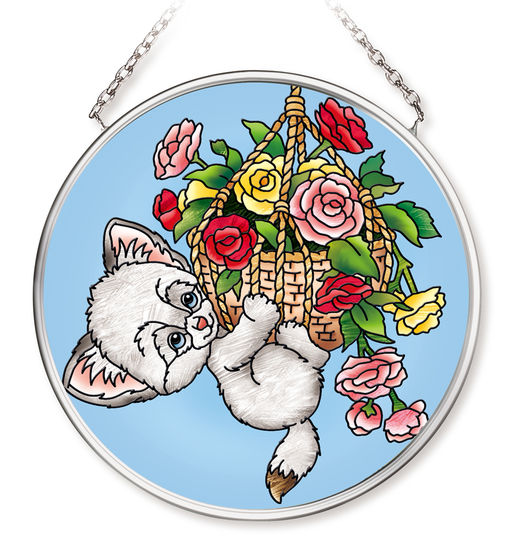 Amia 42549 Hang in There Small Circle Suncatcher