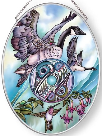 Amia 42861 The Legend Medium Oval Suncatcher
