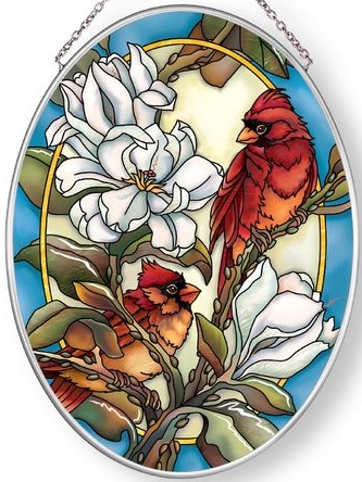 Amia 42863 Heart & Soul Medium Oval Suncatcher