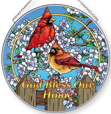 Amia 42894 Glorious Morning Large Circle Suncatcher