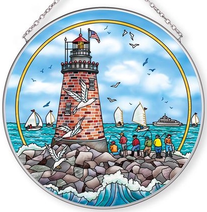 Amia 42895 Light at Lewis Large Circle Suncatcher