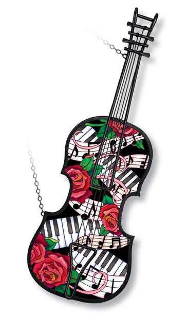 Amia 5204 Classical Violin Instrument Suncatcher