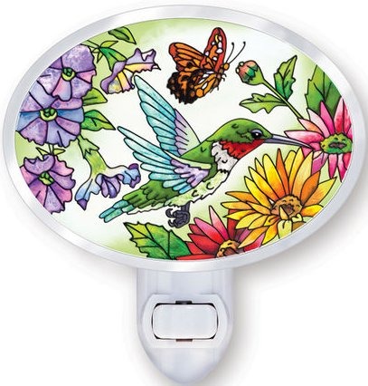 Amia 5248 Hummingbird Garden N Bloom Night Light Nightlight