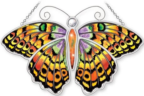Amia 5312 Meadow Fritillary Butterfly Suncatcher