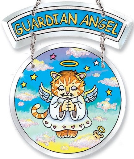Amia 5746 Guardian Angel 2 Piece Suncatcher