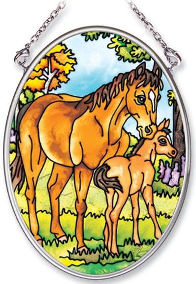 Amia 6102 Stand By Me Small Oval Suncatcher