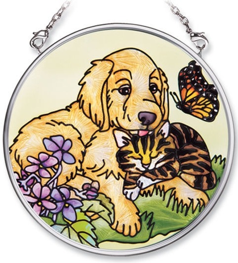 Amia 6546 Golden Spring Small Circle Suncatcher