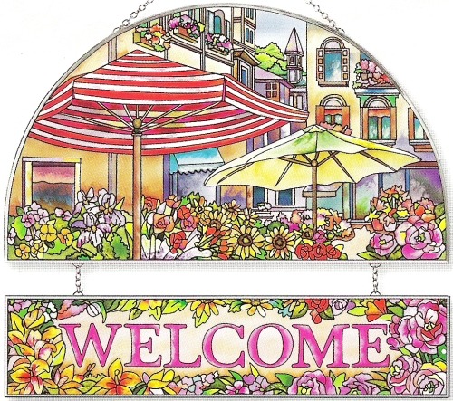 Amia 9487 The Flower Market Welcome Panel