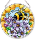 Amia 40075 Bee Bee Blessed Small Circle Suncatcher