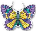 Amia 40084 Amethyst Butterfly Suncatcher