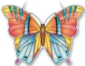 Amia 40091 Topaz Large Butterfly Suncatcher