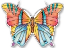 Amia 40092 Topaz Medium Butterfly Suncatcher