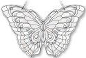 Amia 40094 Diamond Large Butterfly Suncatcher