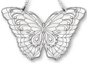 Amia 40096 Diamond Butterfly Suncatcher