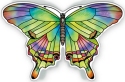 Amia 40101 Garden Jewels Peridot Butterfly Magnet