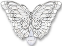 Amia 40110 Diamond Butterfly Night Light Nightlight