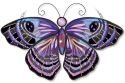 Amia 41203 Purple Washed Eyemark Butterfly Suncatcher