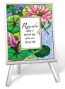 Amia 41228 Remember Today Beveled Glass Easel and Plaque