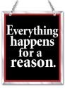 Amia 41608 Everything Happens For A Reason Beveled Glass Rectangle Suncatcher