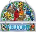 Amia 42391 Nested Birds Beveled Welcome Panel