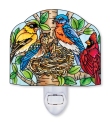 Amia 42395 Nested Birds Screen Shaped Night Light Nightlight