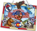 Amia 42741 Colorado Map Suncatcher