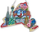 Amia 42746 New York Map Suncatcher