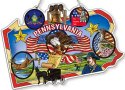 Amia 42748 Pennsylvania Map Suncatcher