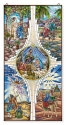 Amia 42809 The Christmas Story Glass Panel