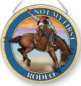 Amia 42902 Not My First Rodeo Medium Circle Suncatcher