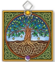 Amia 42924 Tree Of Life Square Suncatcher