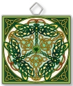 Amia 42926 Celtic Dragonflies Square Suncatcher