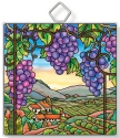 Amia 42949 Vineyard Landscape Square Suncatcher