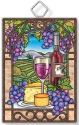 Amia 42950 Vineyard Lunch Rectangle Suncatcher