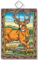 Amia 42955 Deer Rectangle Suncatcher