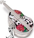 Amia 5211 Classical Violin Jewelry Box